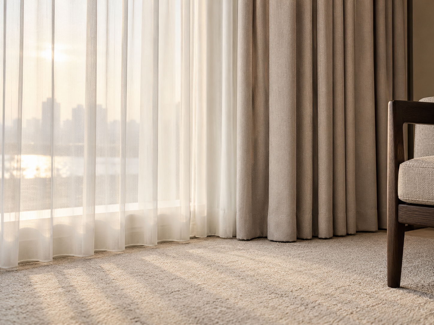 A room, brought together. — illustrative scene